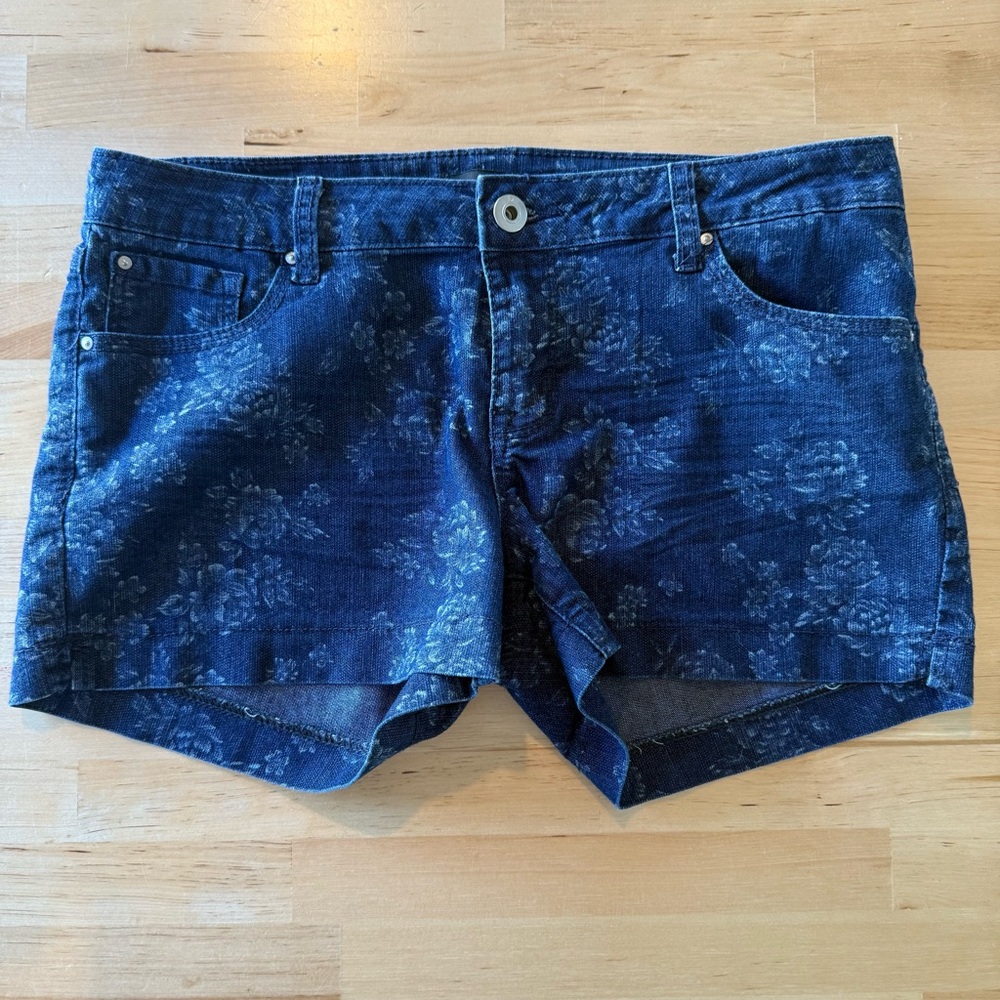Dex Floral Denim Shorts
